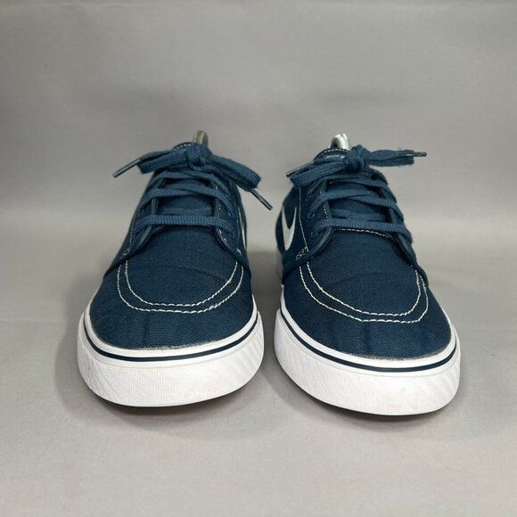 Nike SB Zoom Men's Size 8 Stefan Janoski Blue Canvas Skate Shoes - Picture 2 of 12